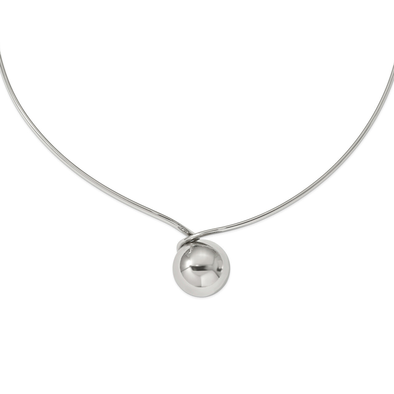 Neck Wire Stainless Steel Polished SRN2553 by Chisel, MPN: SRN2553,