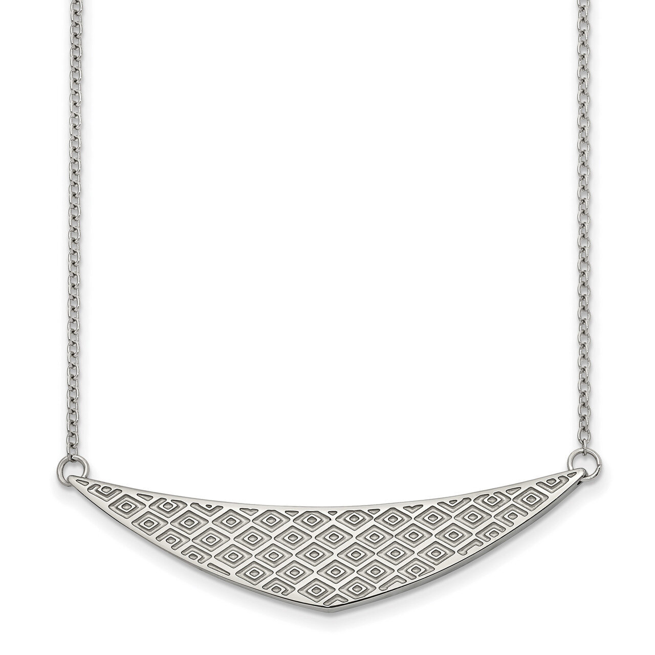 2 inch Extender 18 inch Necklace Stainless Steel Polished SRN2557-18 by Chisel, MPN: SRN2557-18, 19…