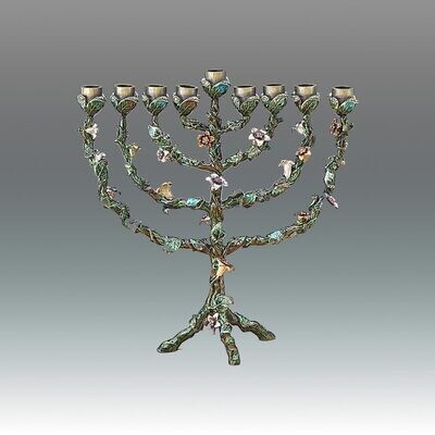 Tizo Tree of Life Menorah, MPN: RS333CS,