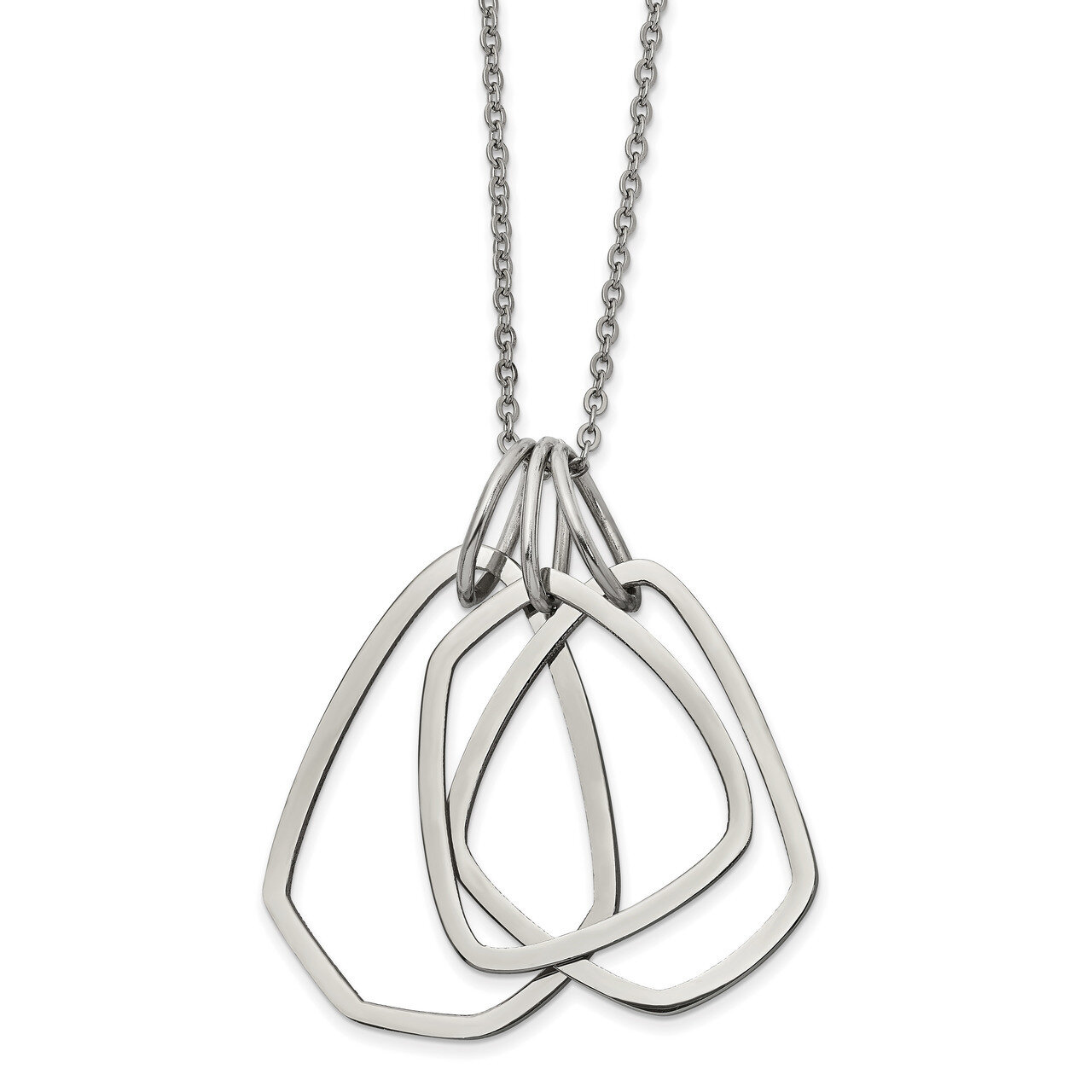 24 Inch with 2 Inch ext Necklace Stainless Steel Polished SRN2669-24 by Chisel, MPN: SRN2669-24, 19…