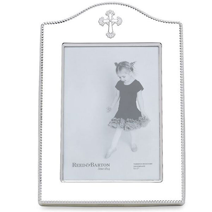 Reed and Barton Abbey Cross Picture Frame 5 x 7 Inch 4757