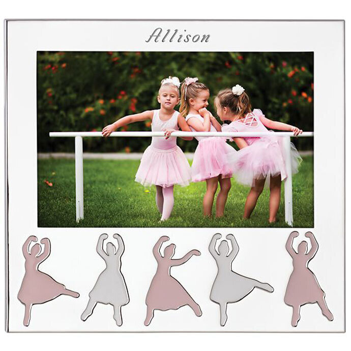Reed and Barton Engravable Ballerina Silverplate Picture Frame 5 x 7 Inch 877203