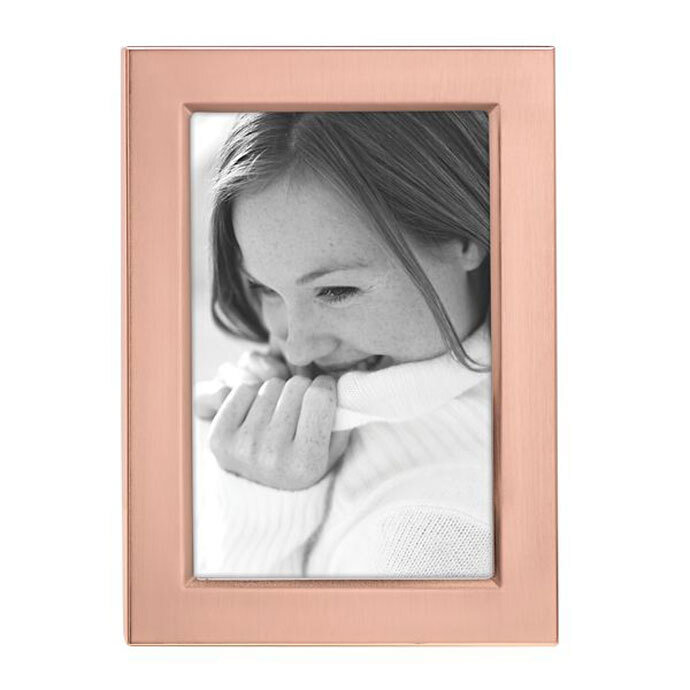 Reed and Barton Classic Rose Gold Picture Frame 4 x 6 Inch 872610