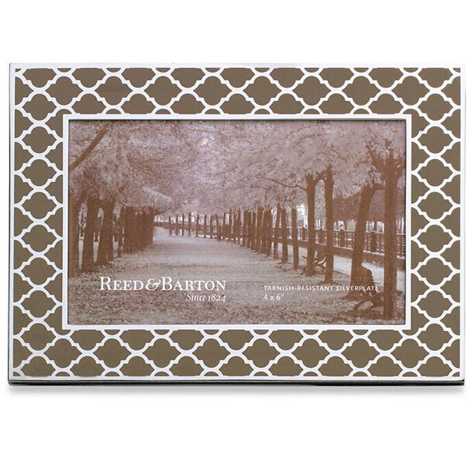 Reed and Barton Mocha 4 x 6 Inch Kasbah Picture Frame 5346, MPN: 5346, 735092234209