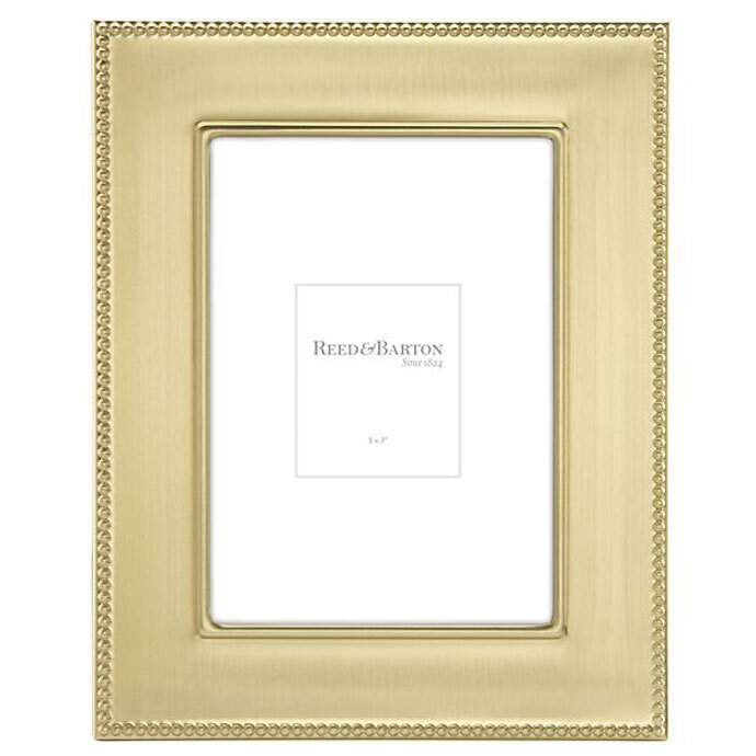 Reed and Barton Lyndon Gold Picture Frame 5 x 7 Inch 866722