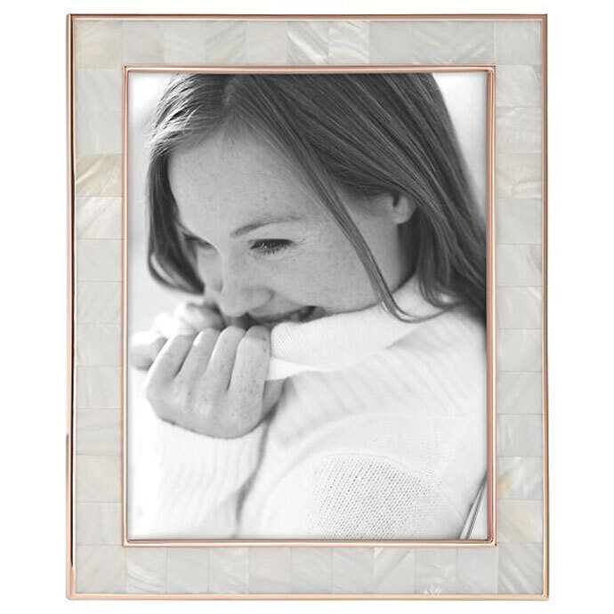 Reed and Barton Mother Pearl Rose Gold Picture Frame 8 x 10 Inch 869710, MPN: 869710, 735092256461