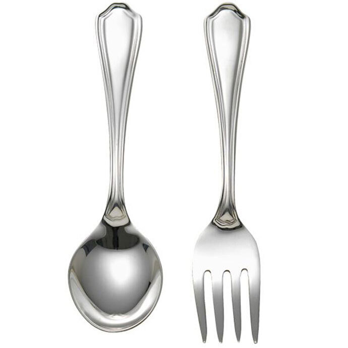 Reed and Barton Engravable Petite Baby Flatware Set 2 Piece Boxed 865221