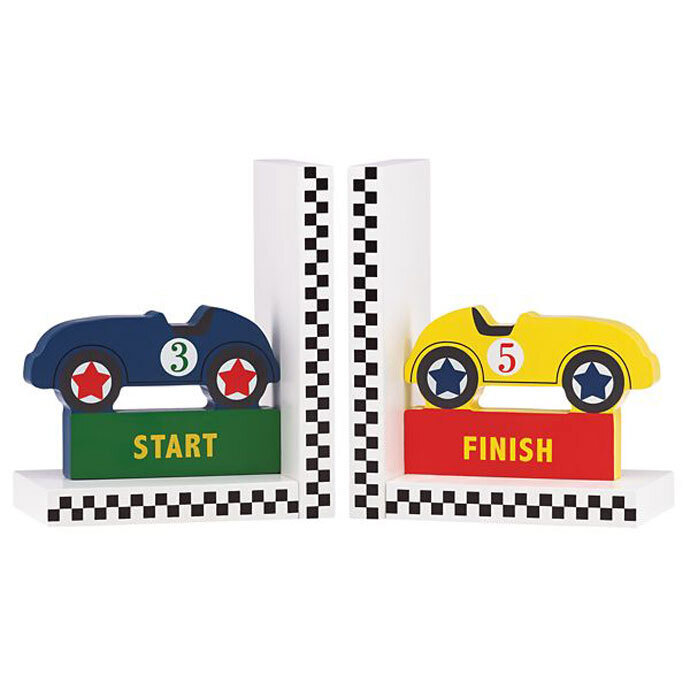 Reed and Barton Racecar Bookends 871828