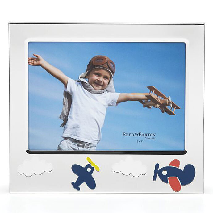 Reed and Barton Zoom Zoom Plane 5 x 7 Inch Picture Frame 879474