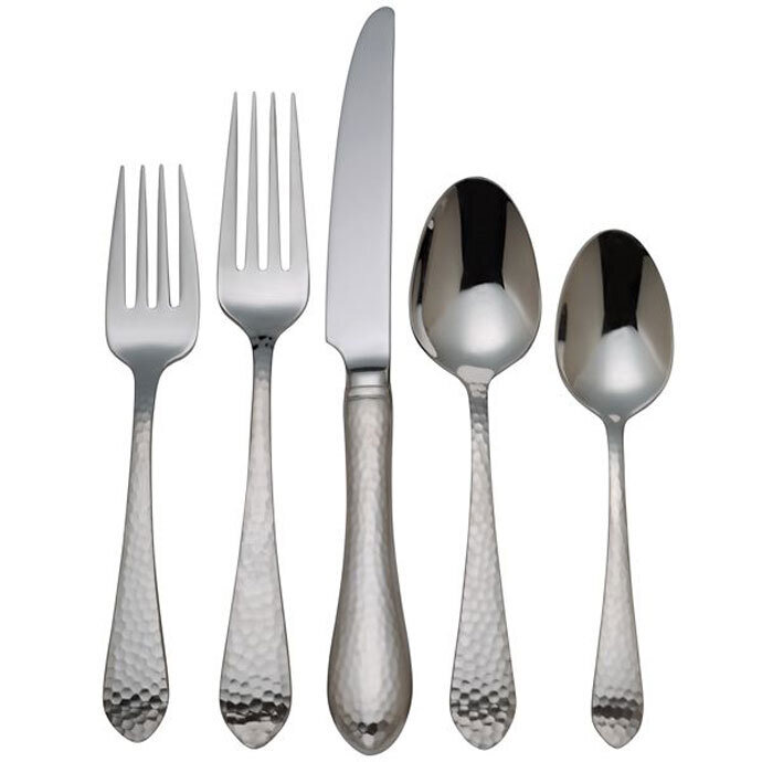 Reed and Barton Hammered Antique Flatware 5B Place Set 9690805