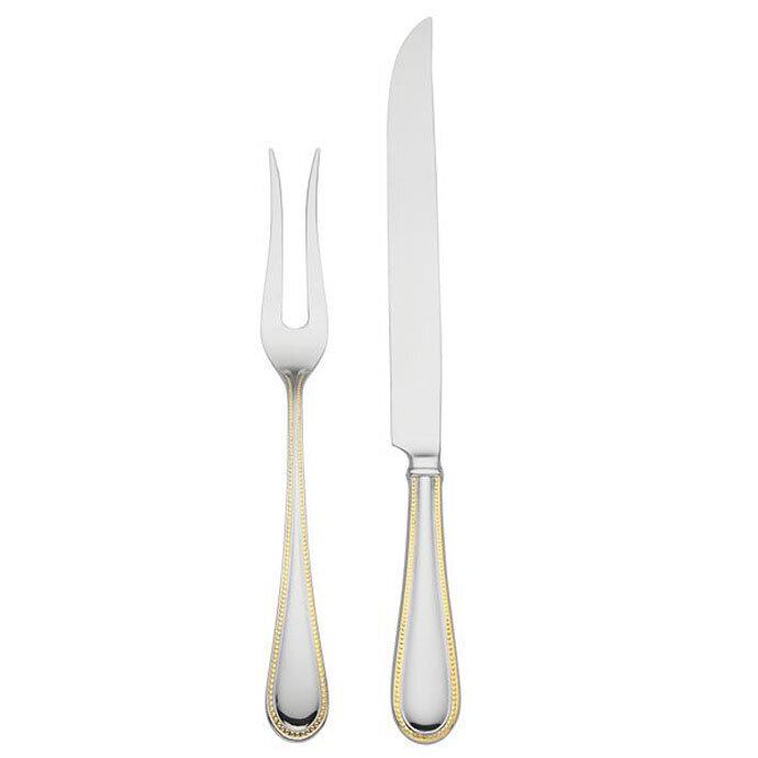 Reed and Barton Lyndon Gold Flatware 2 Piece Carving Set 869667