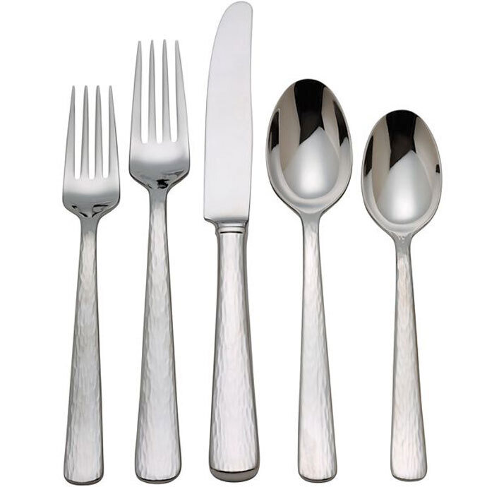 Reed and Barton Silver Echo Flatware 5 Piece Place Setting 4480805