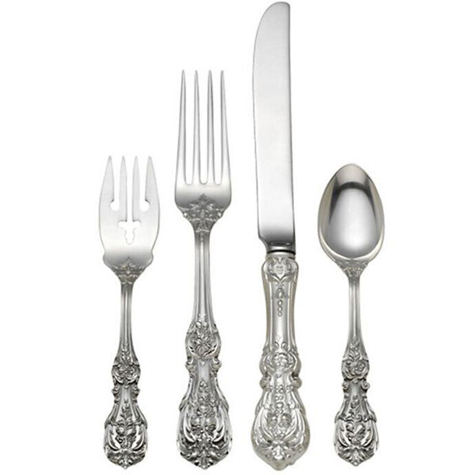 Reed and Barton Francis Flatware 4 Piece Place Setting Dnner Size 5400898