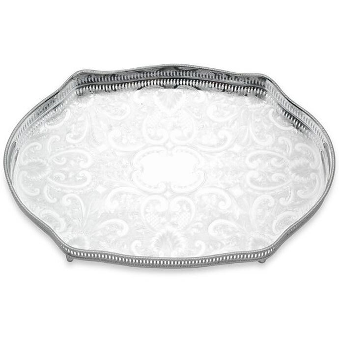 Reed and Barton Engravable Gallery Oval Tray 865190