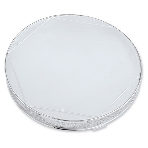 Nickel-plated 20in Round Gallery Cake Tableau GM4250
