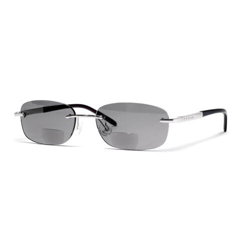 Clancy 1.00 Magnification Gray-Silver Reading Glasses GP9211