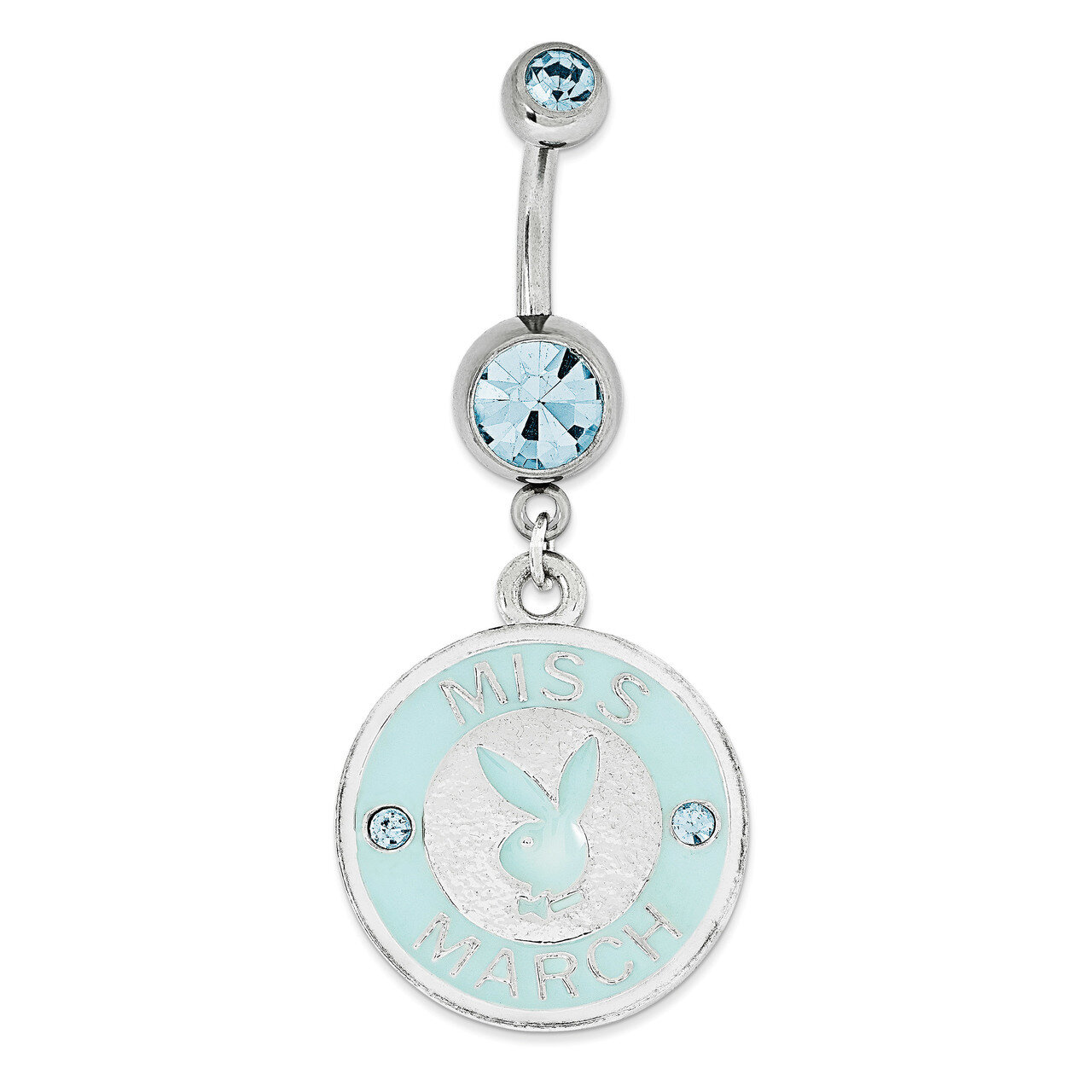Playboy Miss March Belly Ring PBB158