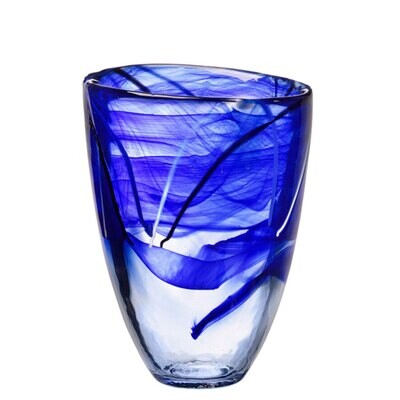 Kosta Boda Contrast Vase Blue, MPN: 7041012, 7391533410125