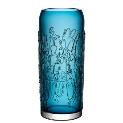 Kosta Boda Twine Vase Blue Large, MPN: 7041404, 7321646007240
