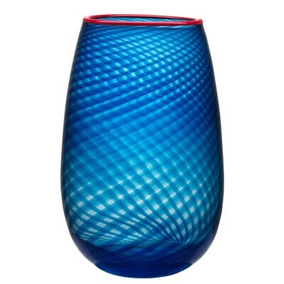 Kosta Boda Red Rim Vase Large, MPN: 7041408, 7321646007417