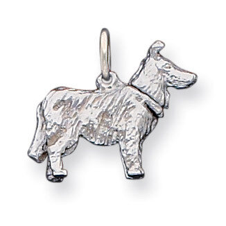 Collie Charm Sterling Silver QC134