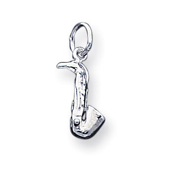 Saxophone Charm Sterling Silver QC190