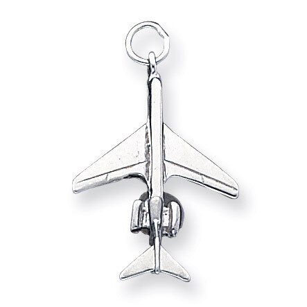 Airplane Pendant Sterling Silver QC236