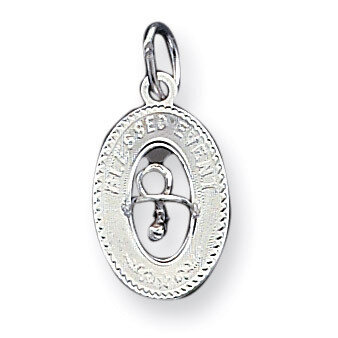 Blessed Event Charm Sterling Silver QC2498