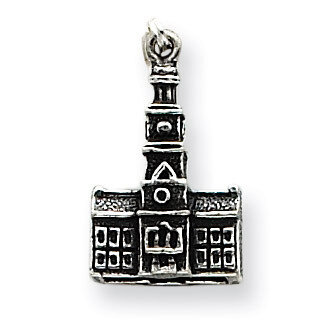 Antiqued Capital Building Sterling Silver QC3832