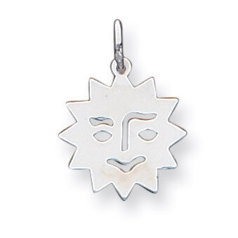 Sun Charm Sterling Silver QC3893