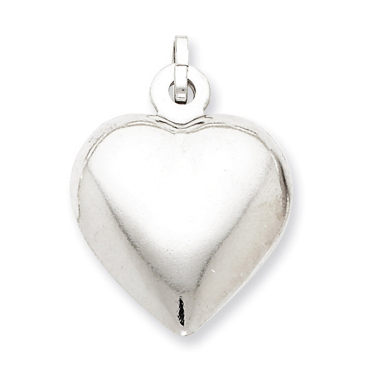 Puffed Heart Pendant Sterling Silver QC5978