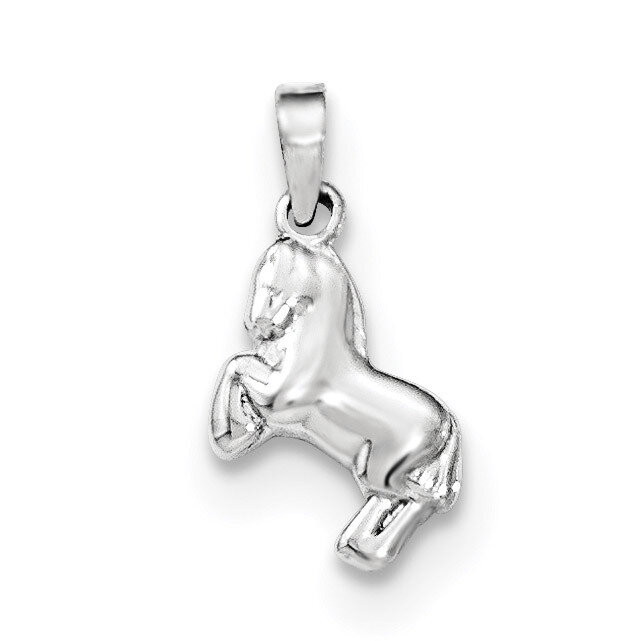 Children's Horse Pendant Sterling Silver QC8891