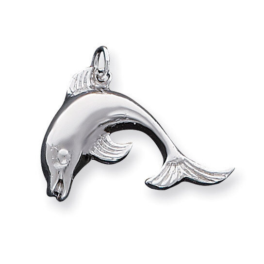 Dolphin Charm Sterling Silver QC90