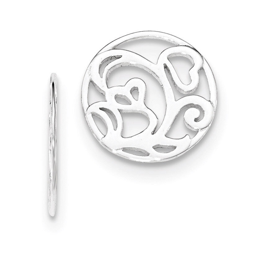 Earring Enhancers Sterling Silver QE12131
