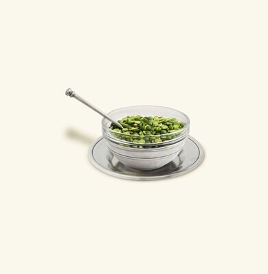 Match Pewter Condiment Uno With Spoon And Saucer 1358.6, MPN: 1358.6,