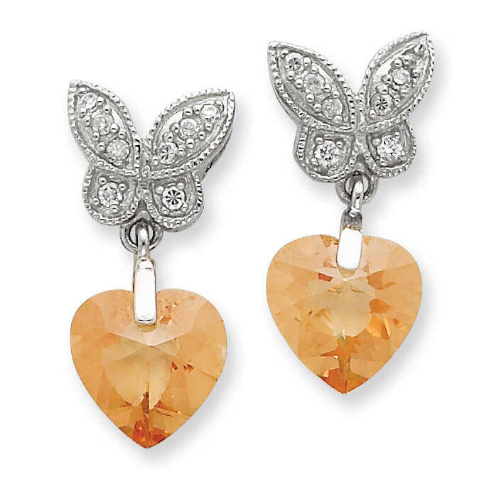 CZ Earrings Sterling Silver QE5275