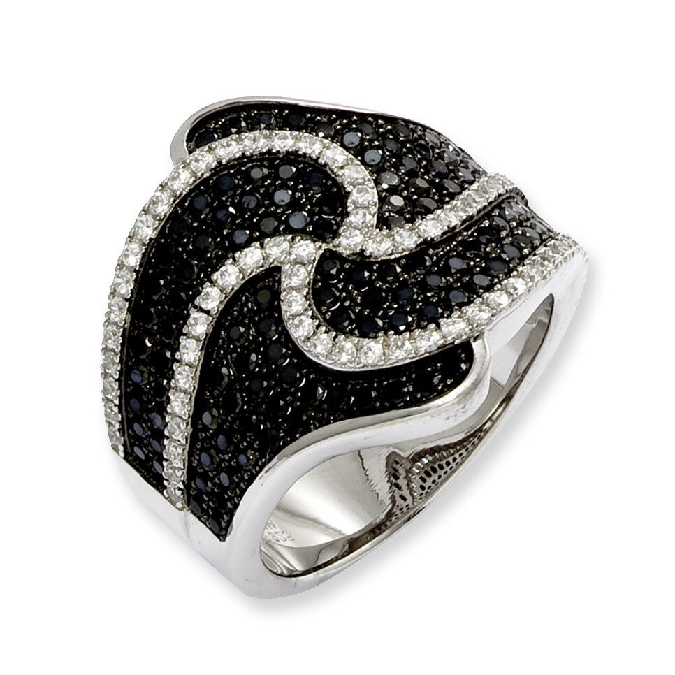 CZ Brilliant Embers Ring Sterling Silver QMP349-6