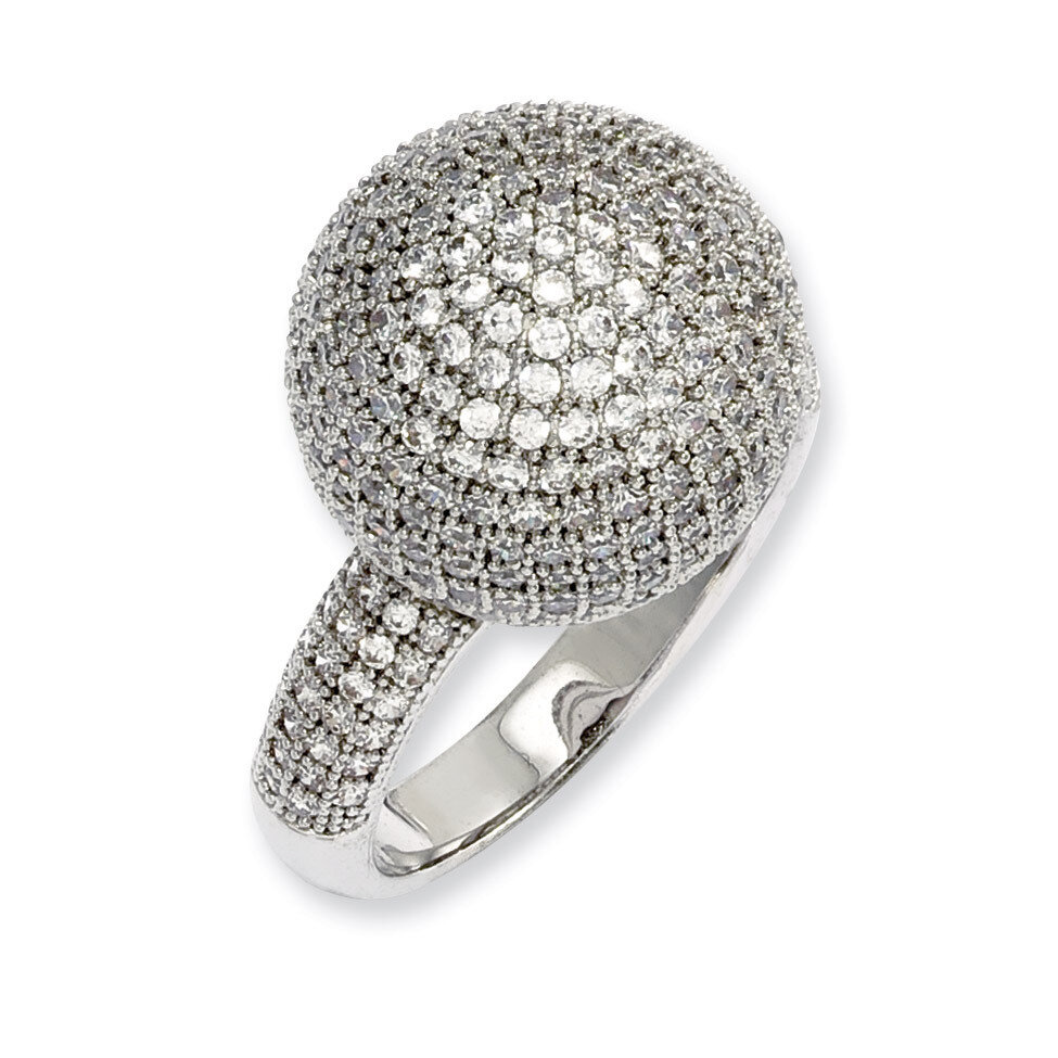 CZ Brilliant Embers Ring Sterling Silver QMP524-7