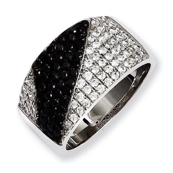 CZ Brilliant Embers Ring Sterling Silver QMP761-6