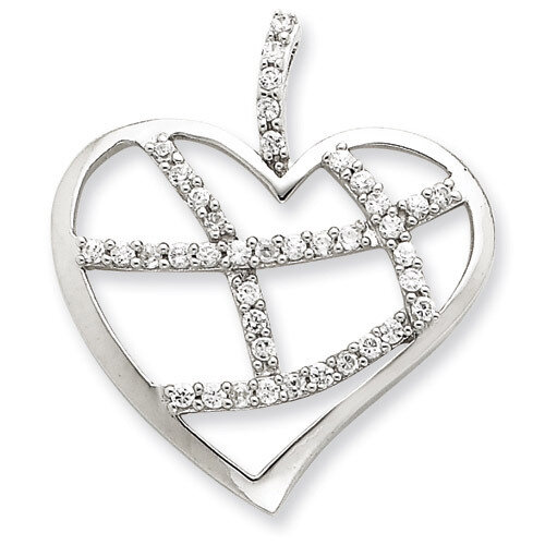 CZ Pendant Sterling Silver QP1377