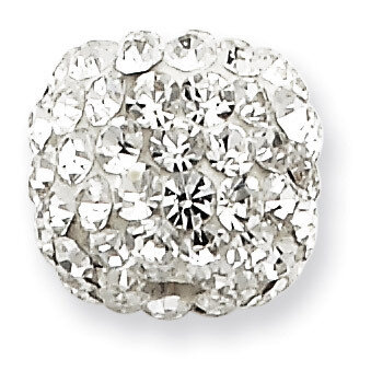 Stellux Crystal Round Slide Sterling Silver QP1387