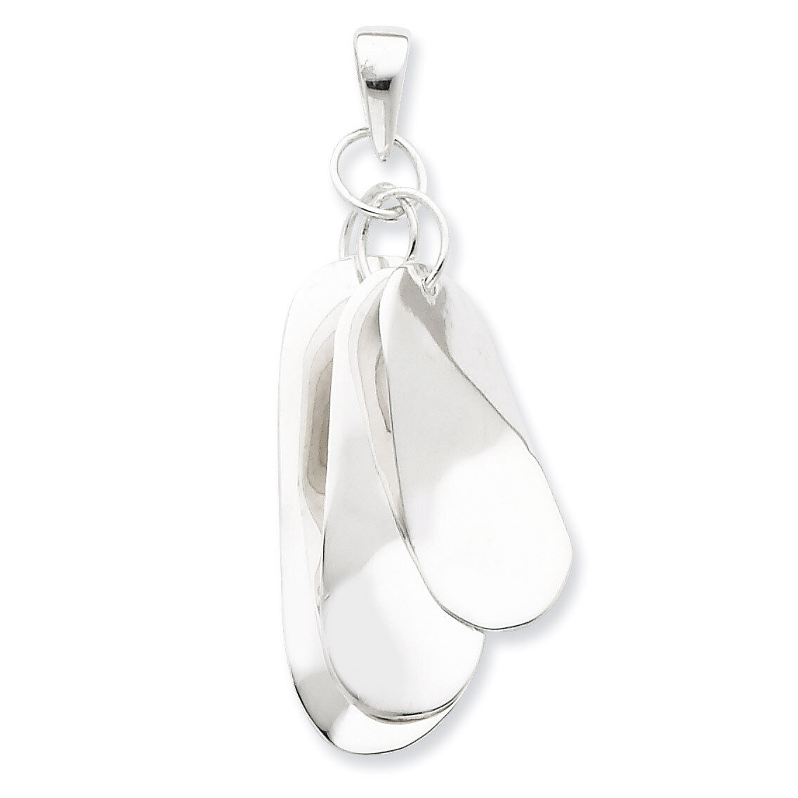 Polished Pendant Sterling Silver QP1938