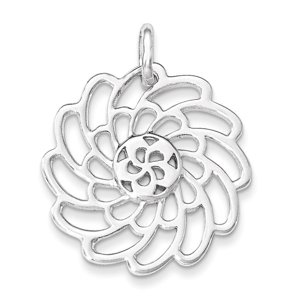 Polished Pendant Sterling Silver QP4325