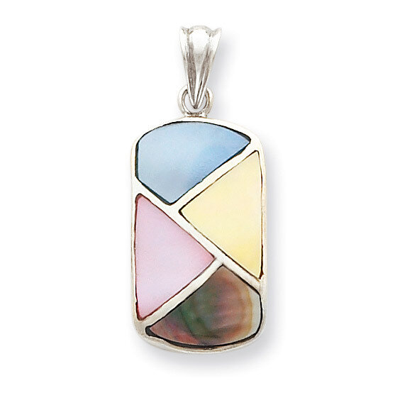Mother of Pearl Pendant Sterling Silver QP522