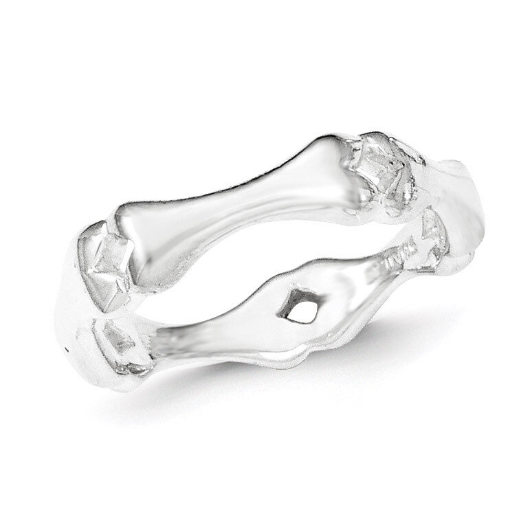 Polished Bone Ring Sterling Silver QR6223-6