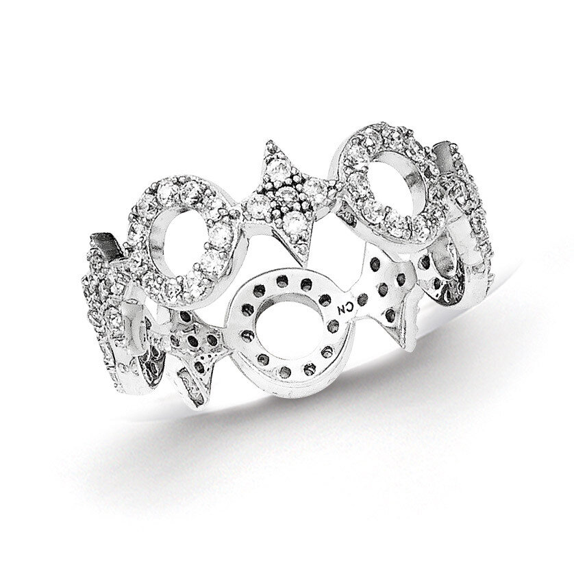 CZ Ring Sterling Silver QR6263-6