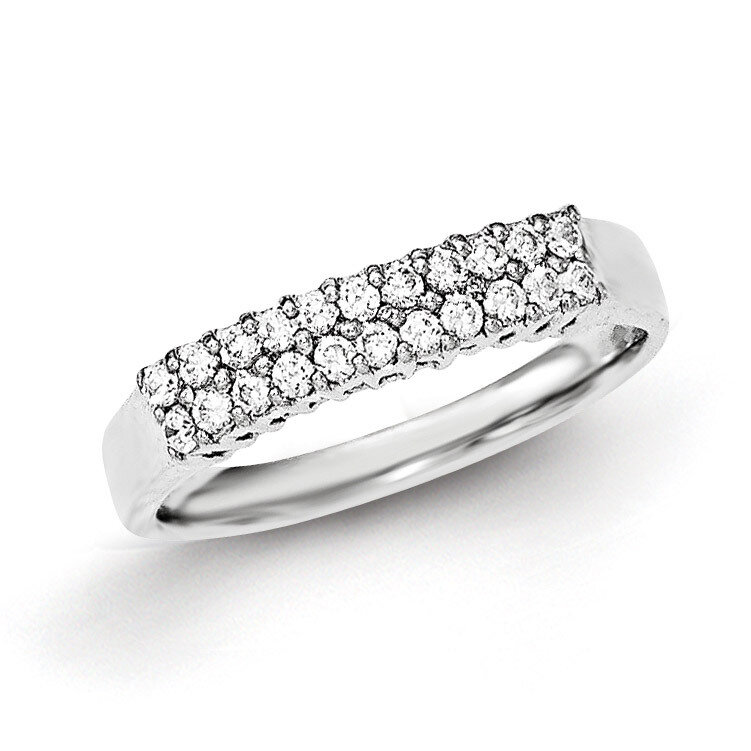 CZ Ring Sterling Silver QR6266-6