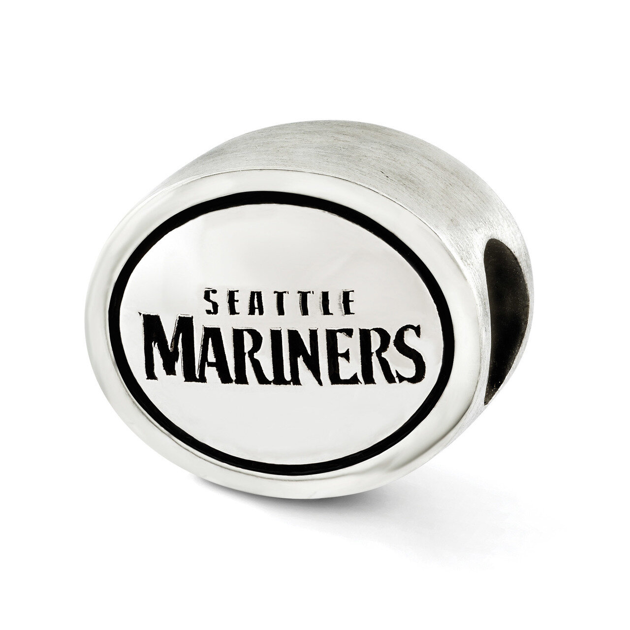 MLB Siskiyou Buckle Antiqued Seattle Mariners Bead Sterling Silver QRS3277