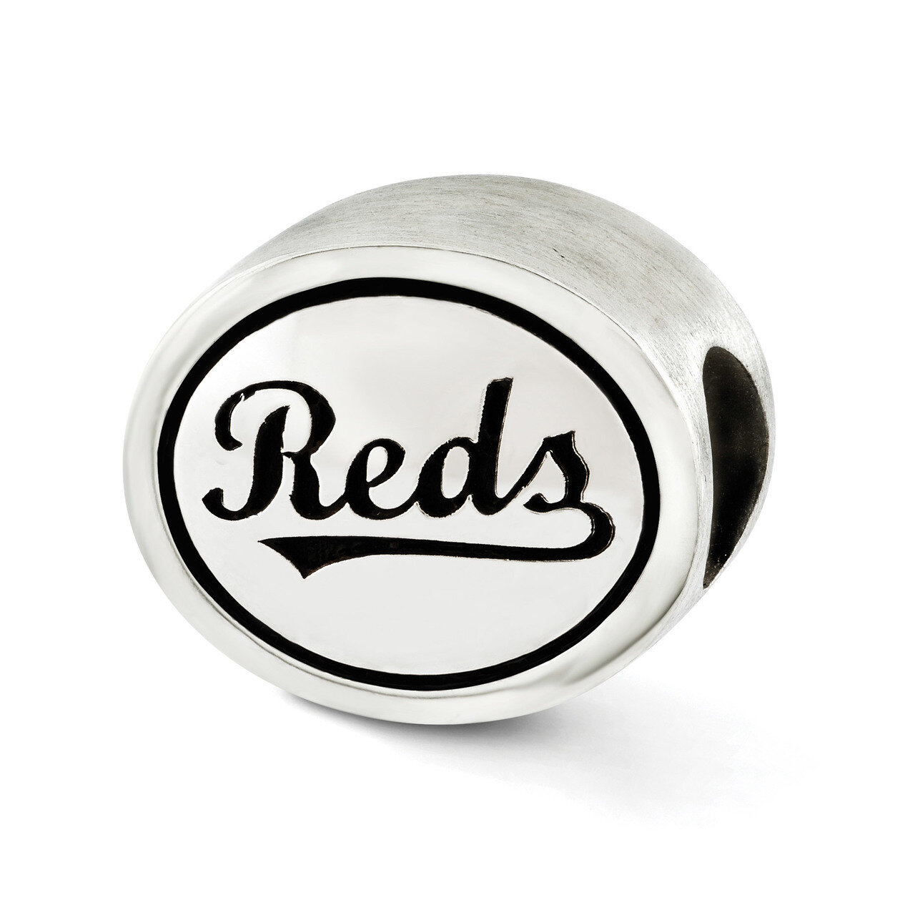 MLB Siskiyou Buckle Antiqued Cincinnati Reds Bead Sterling Silver QRS3285