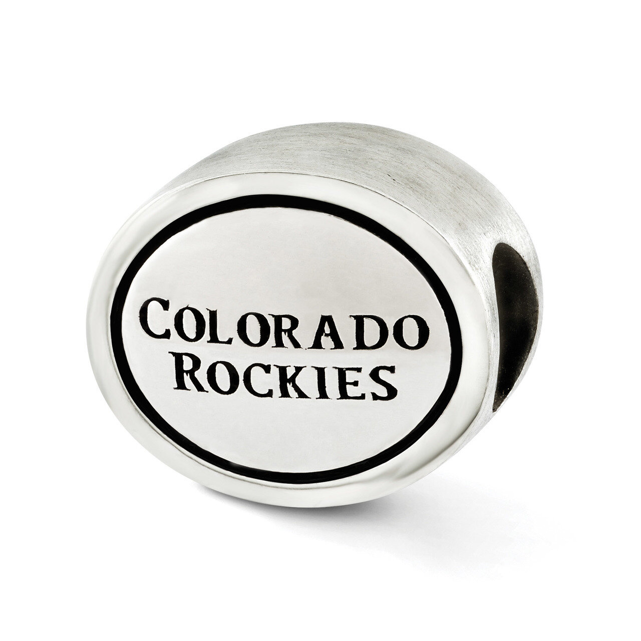 MLB Siskiyou Buckle Antiqued Colorado Rockies Bead Sterling Silver QRS3287